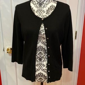 WHBM black sweater